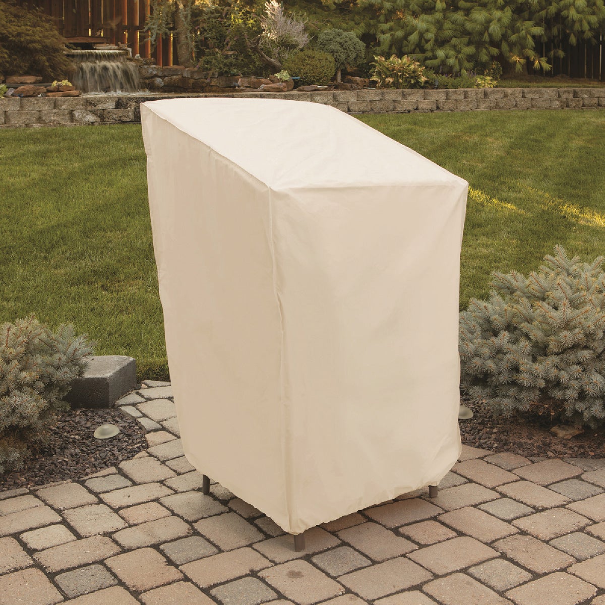 Backyard Basics Stacking Chair Cover Image 2
