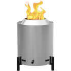 Stylebuilt 6.5 In. Stainless Steel Mini Tabletop Fire Pit Image 1