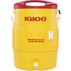 Igloo 10 Gal. Yellow Industrial Water Jug with Cup Dispenser Bracket Image 1