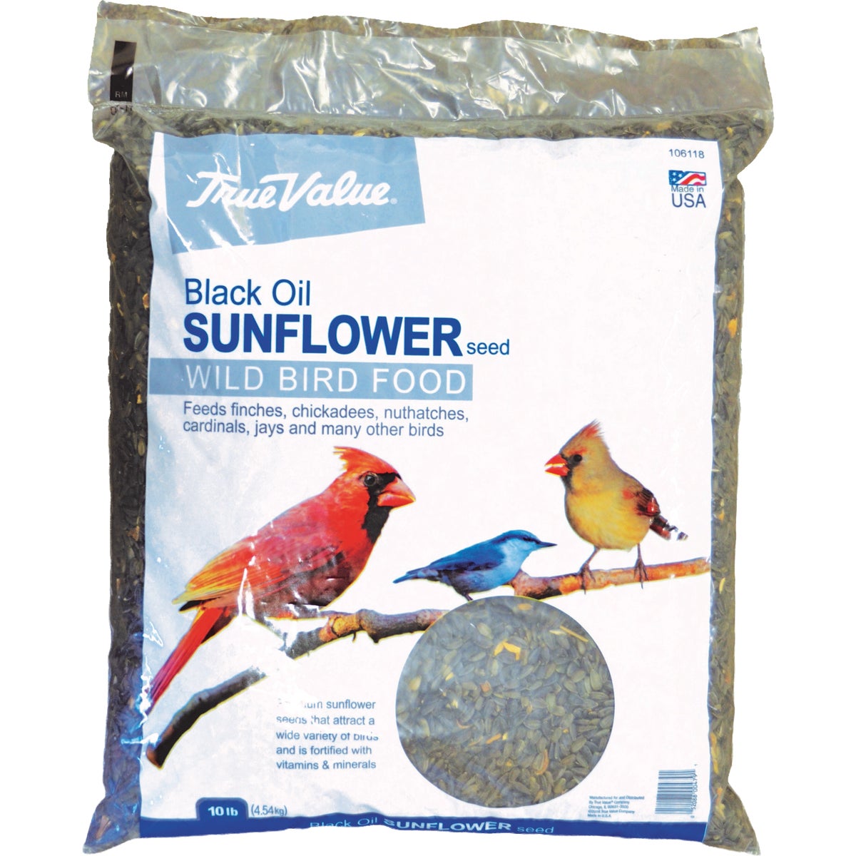 True Value 10 Lb. Black Oil Sunflower Wild Bird Seed