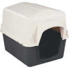 Petmate PetBarn III Almond & Cocoa Medium Dog House For 25 to 50 Lb. Dogs Image 1