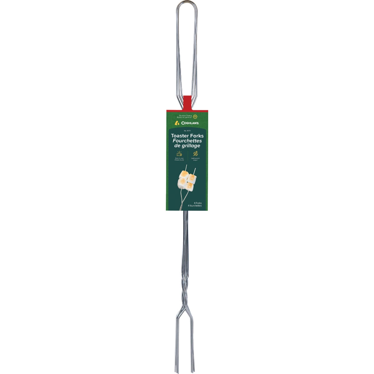Coghlans 20 In. Nickel-Plated Wire Hot Dog Fork (4-Pack)
