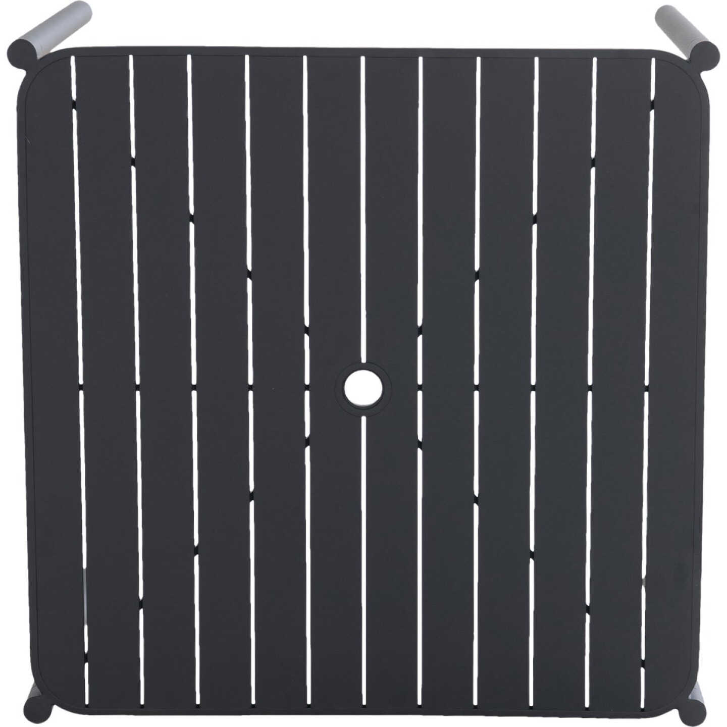 Sunjoy 40 In. Square Heavy-Duty Black Steel Dining Table Image 5