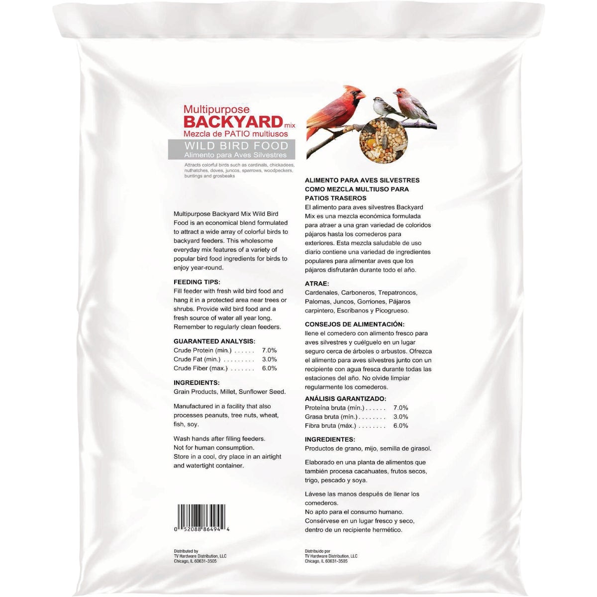 True Value 10 Lb. Multipurpose Backyard Mix Wild Bird Food Image 2