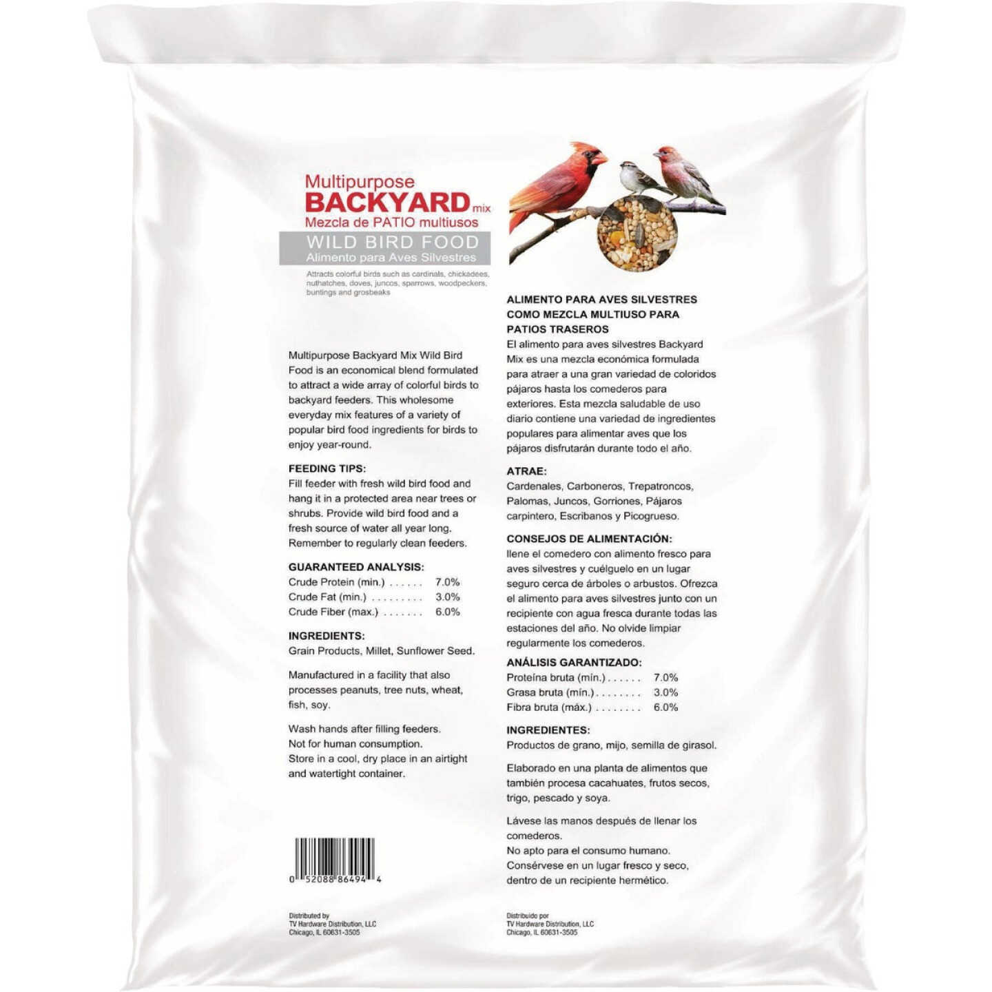 True Value 10 Lb. Multipurpose Backyard Mix Wild Bird Food Image 2