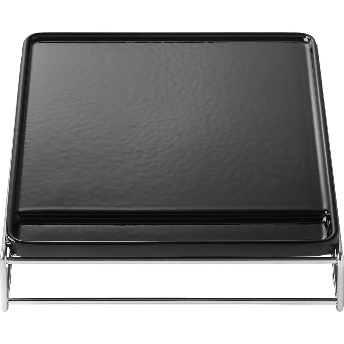Napoleon 9 In. W. x 10.6 In. Porcelain-Enameled Cast Iron Griddle with Stainless Steel Rack