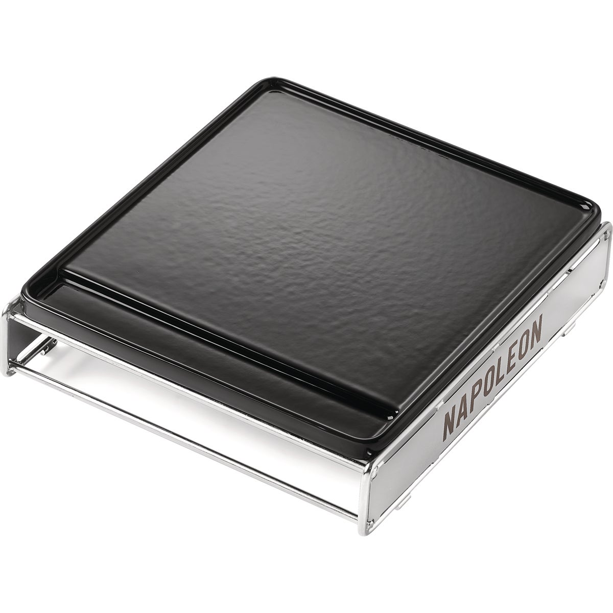 Napoleon 9 In. W. x 10.6 In. Porcelain-Enameled Cast Iron Griddle with Stainless Steel Rack Image 5
