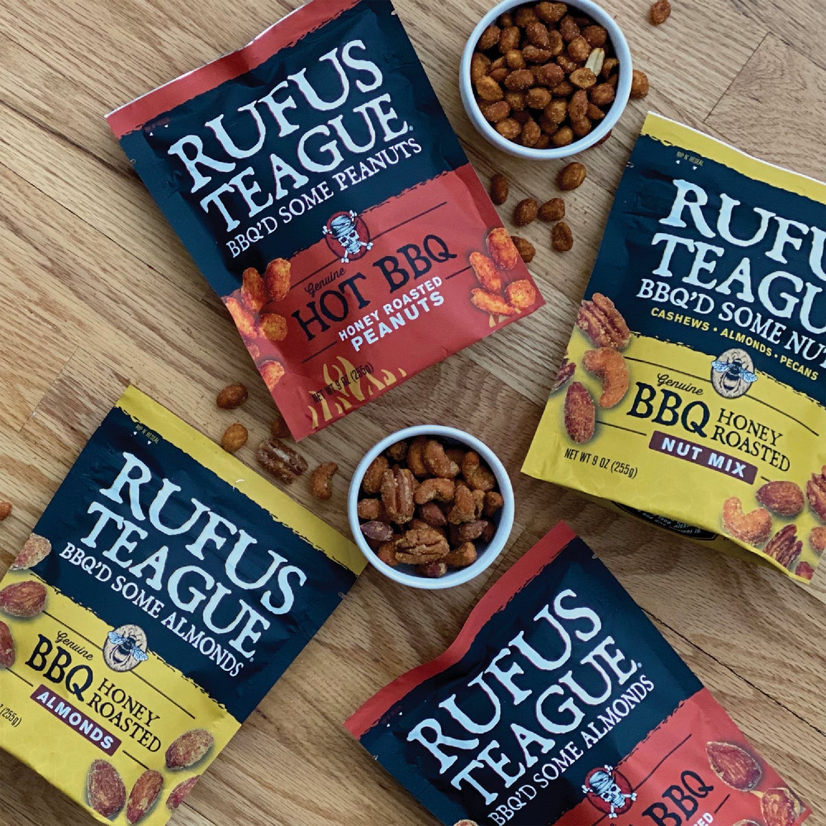 Rufus Teague 9 Oz. BBQ Honey Roasted Peanuts Image 3