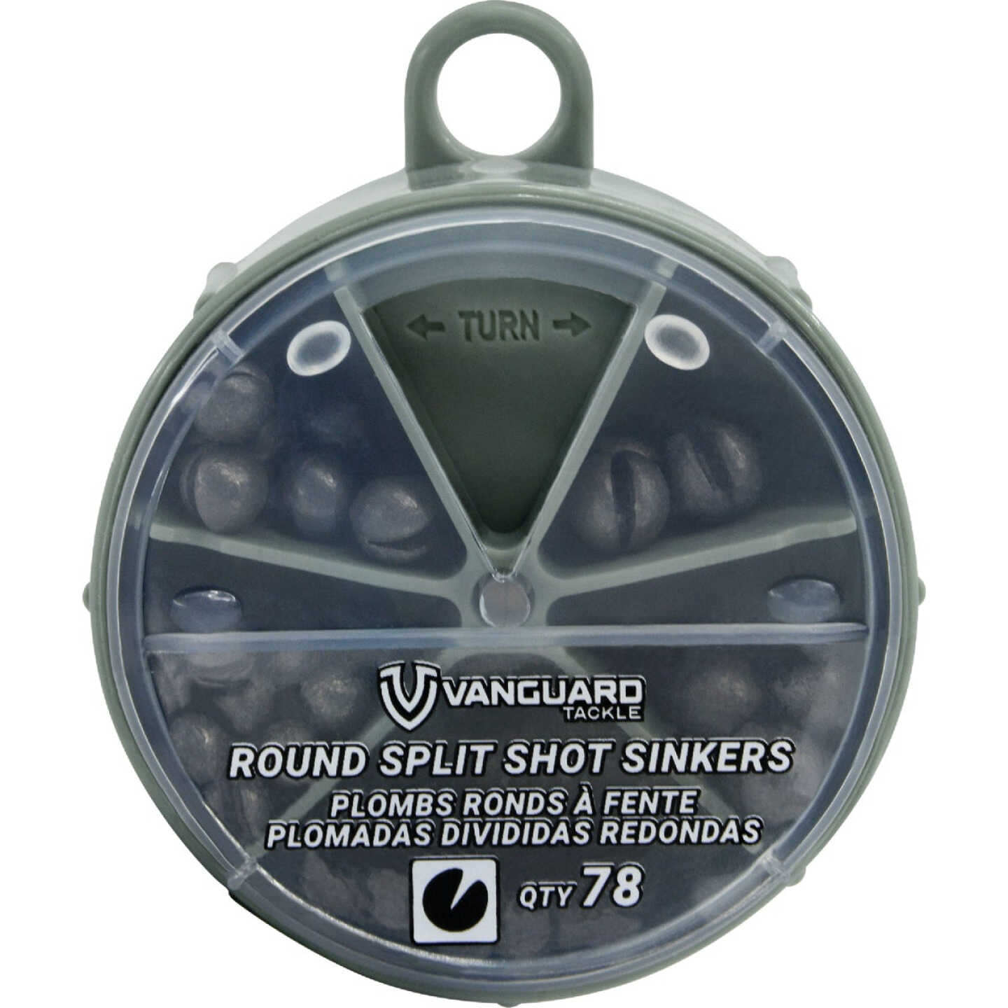 Vanguard 78-Piece Round Split Shot Sinker Kit Assortment Image 1