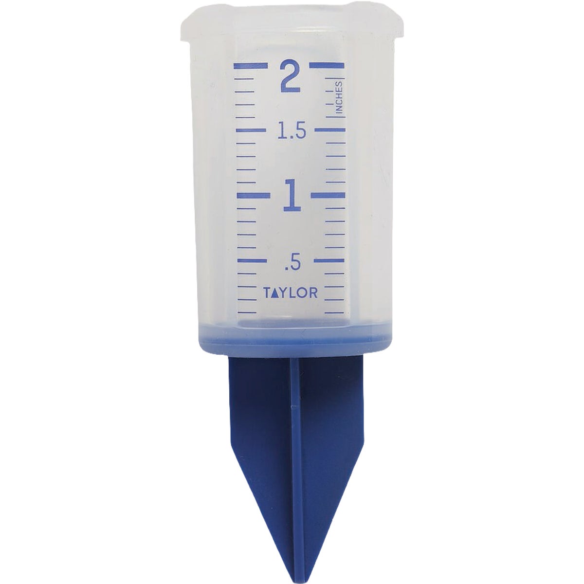 Taylor 2 In. Capacity Blue Silicone Rain Gauge