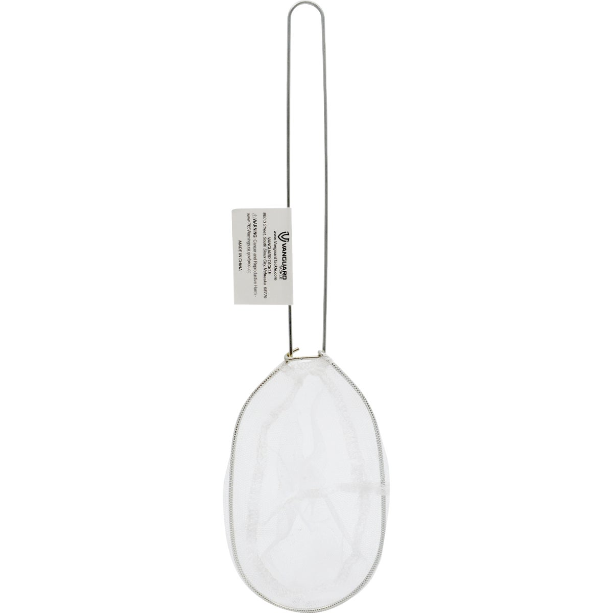 Vanguard 3-1/4 In. W. x 4-3/4 In. L. x 3-1/2 In. D. Nylon Minnow Dip Fishing Net with Wire Frame