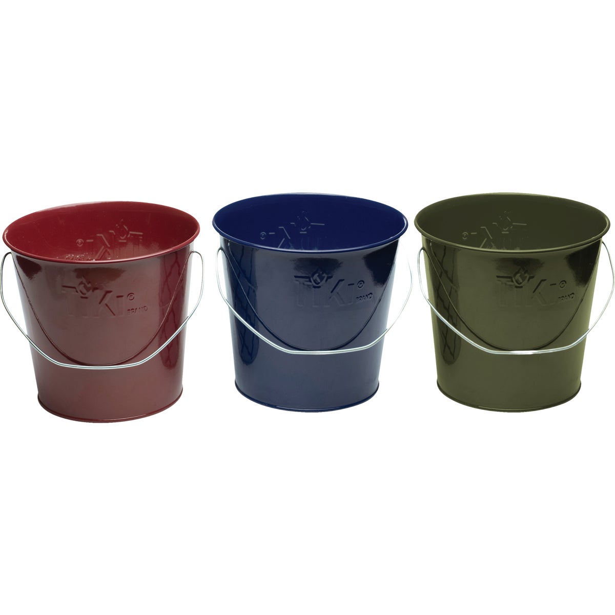 TIKI 17 Oz. Metal Bucket Citronella Wax Candle
