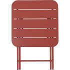 Sunjoy 24 In. Square Heavy-Duty Brick Steel Folding Table Image 3
