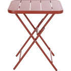 Sunjoy 24 In. Square Heavy-Duty Brick Steel Folding Table Image 2