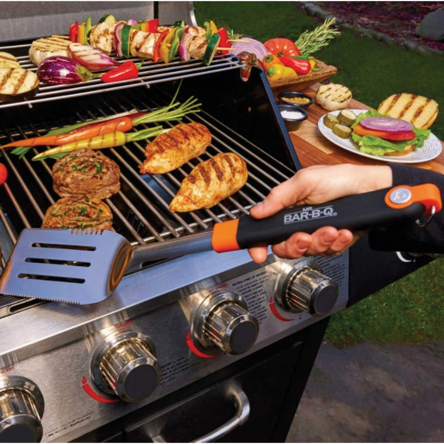 Mr. Bar-B-Q Stainless Steel Grill Spatula Image 2
