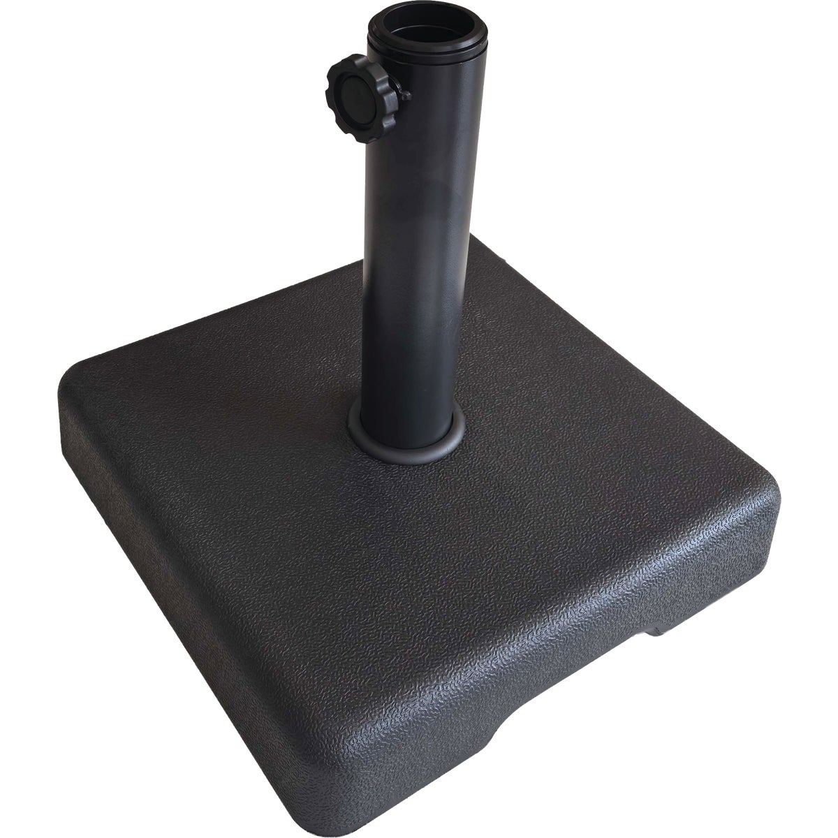 Outdoor Expressions 13.5 In. Square Black Concrete Umbrella Base
