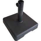 Outdoor Expressions 13.5 In. Square Black Concrete Umbrella Base Image 1