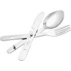 Coghlans 3-Piece Stainless Steel Knife, Fork, & Spoon Chow Kit Image 2