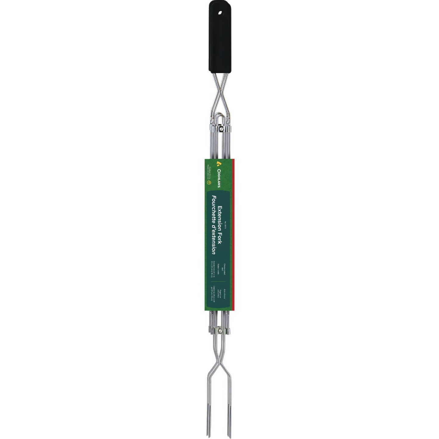 Coghlans 20 In. to 30 In. Extendable Chrome-Plated Metal Hot Dog Roasting Fork Image 1