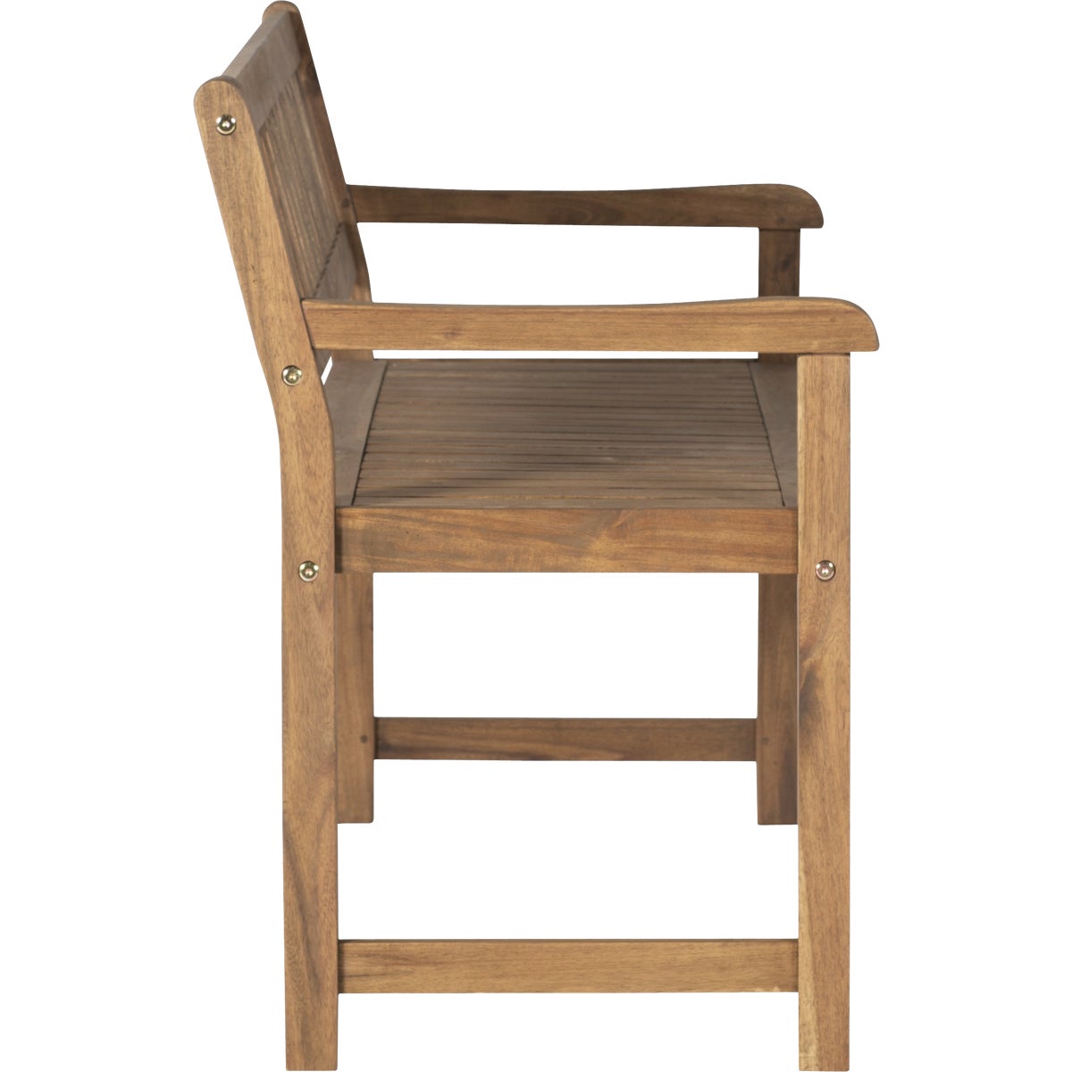Linon Catalan 45 In. Wood Outdoor Bench Image 6
