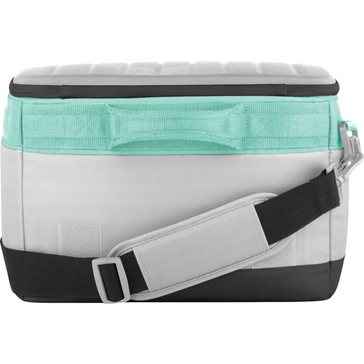 Thermos 24-Can Soft Side Cooler, Gray/Mint Image 4