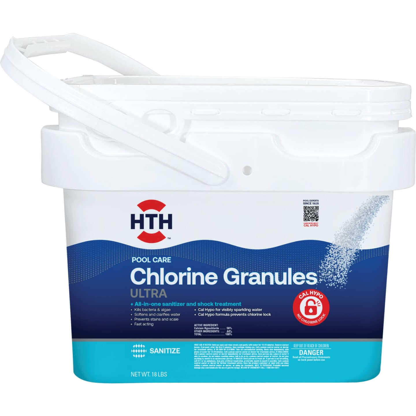 HTH Pool Care 18 Lb. Chlorine Granules Image 1