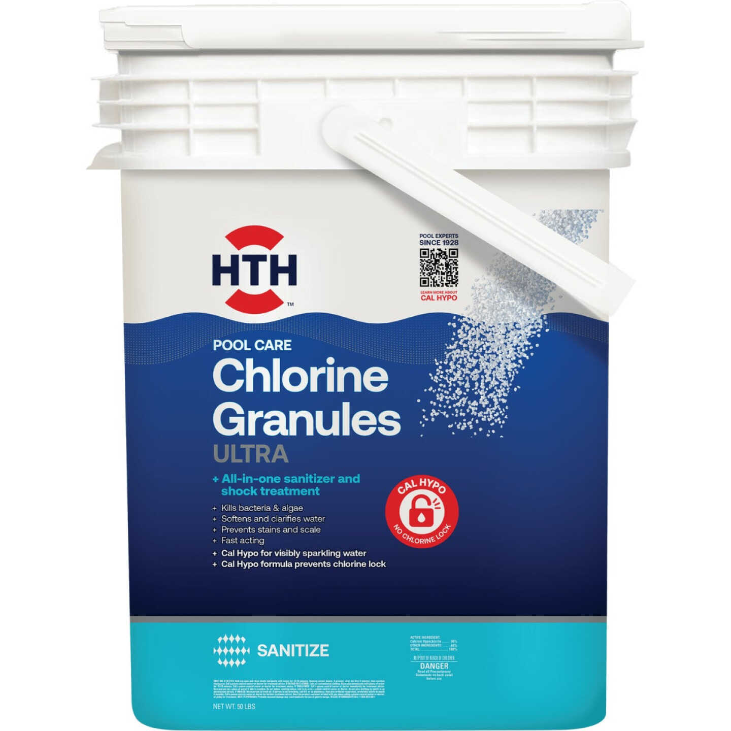 HTH Pool Care 50 Lb. Chlorine Granules Image 1