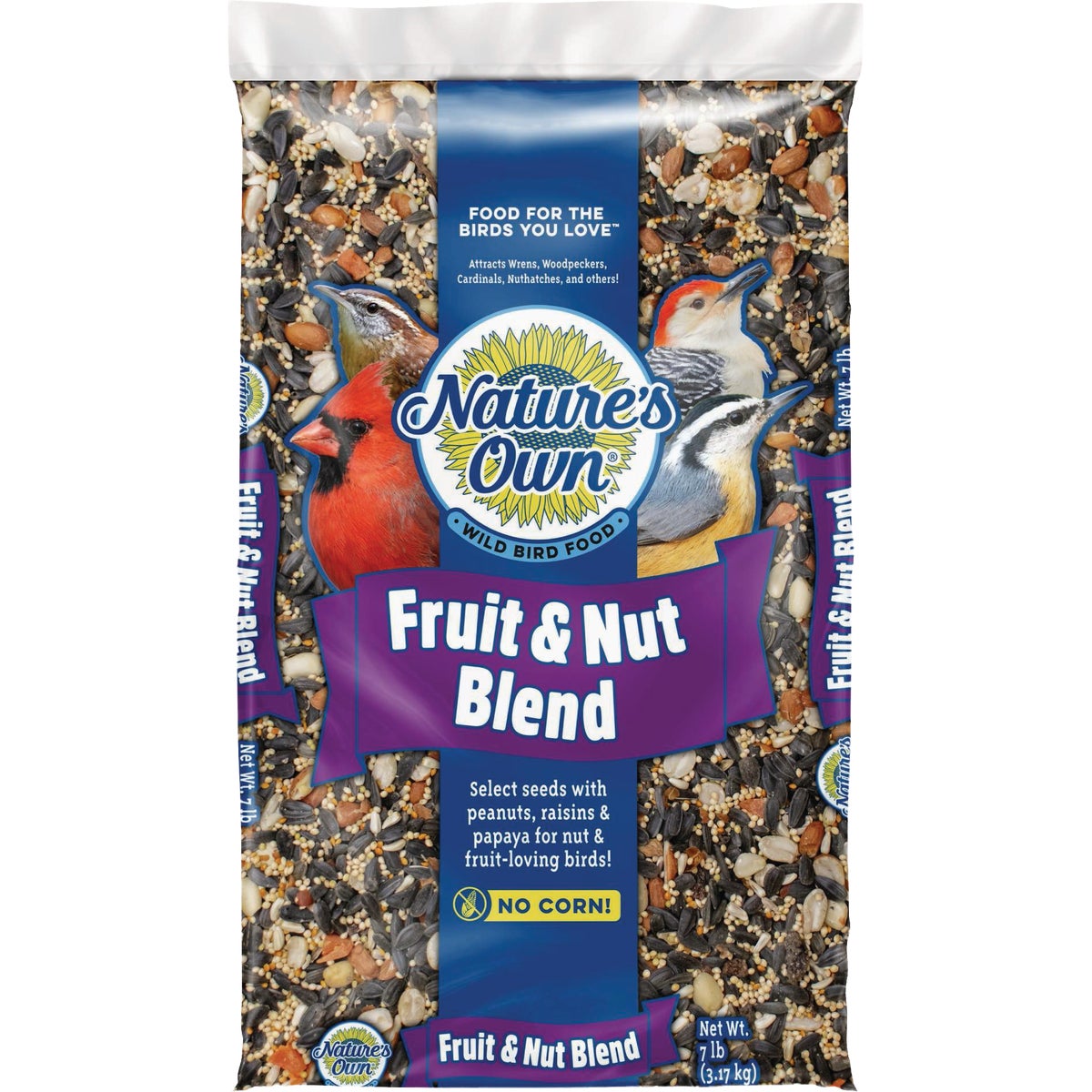 Nature's Own 7 Lb. Fruit & Nut Blend Wild Bird Food