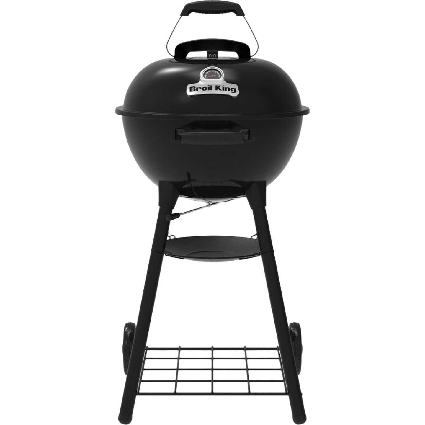 Broil King 18 In. Basic Kettle Charcoal Grill, Black Image 1
