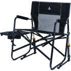 GCI Outdoor Freestyle Black XL Folding Rocker with Side Table Image 1