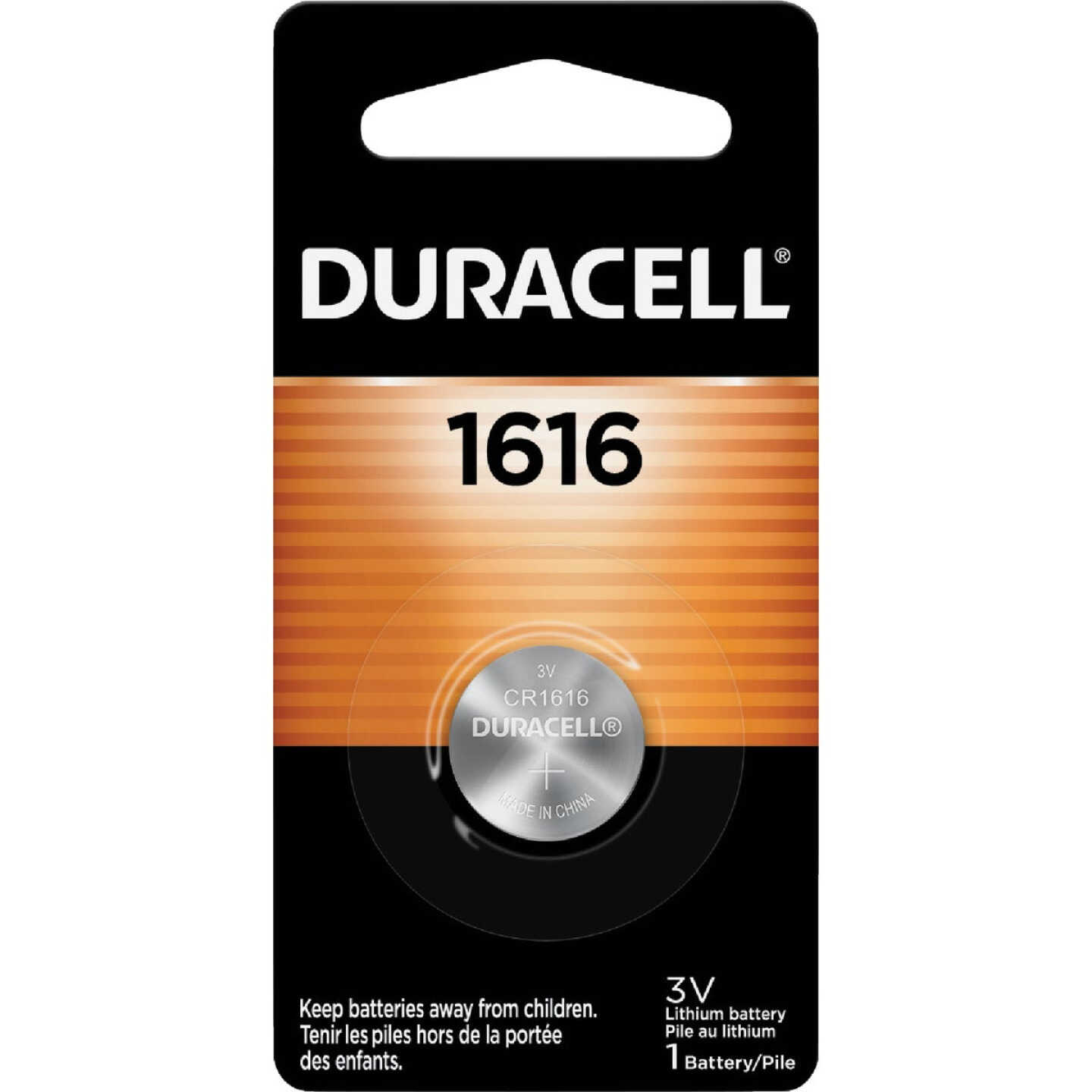 Duracell 1616 Lithium Coin Cell Battery Image 1
