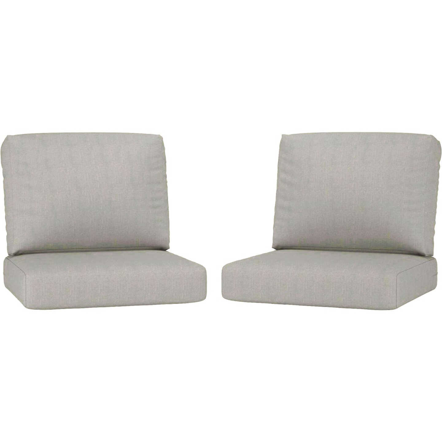 Northcape International Rockton Gray Polyester Chair Cushion Set Image 1