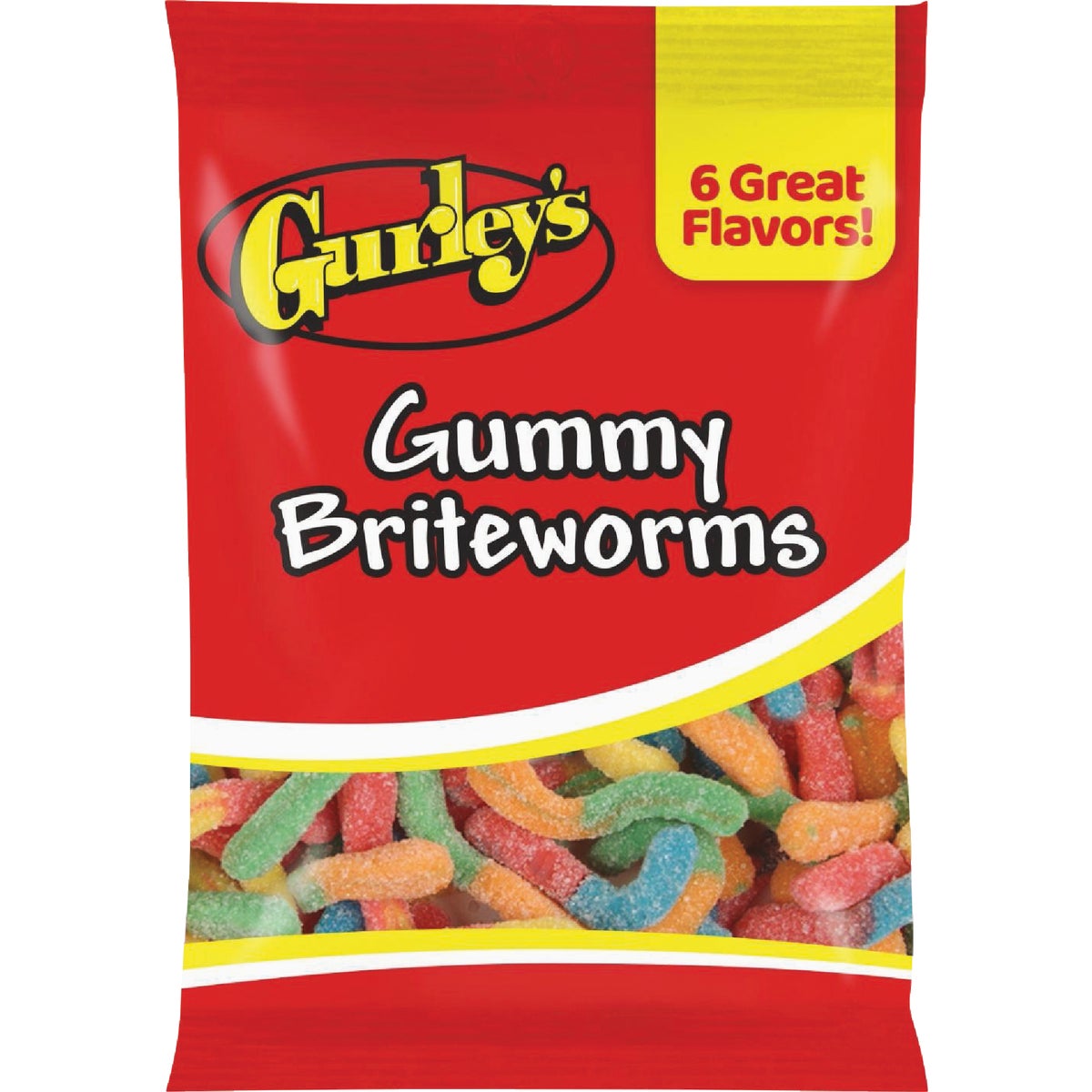 Gurley's 4.5 Oz. Gummy Brite Worms Image 1