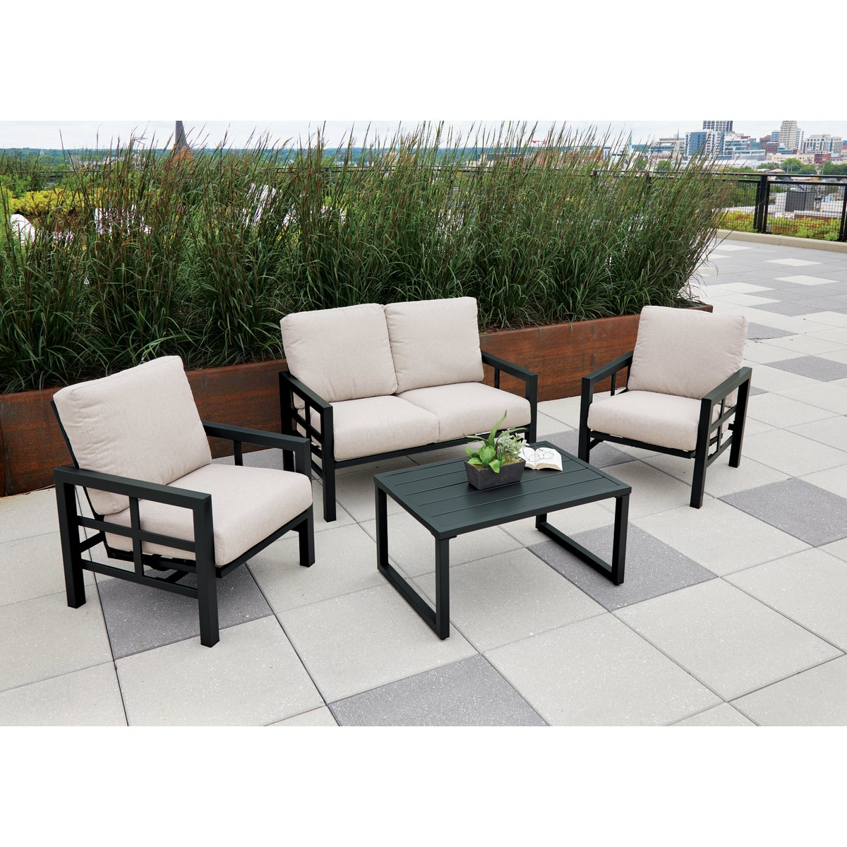 Outdoor Expressions 4-Piece Chat Set Image 3