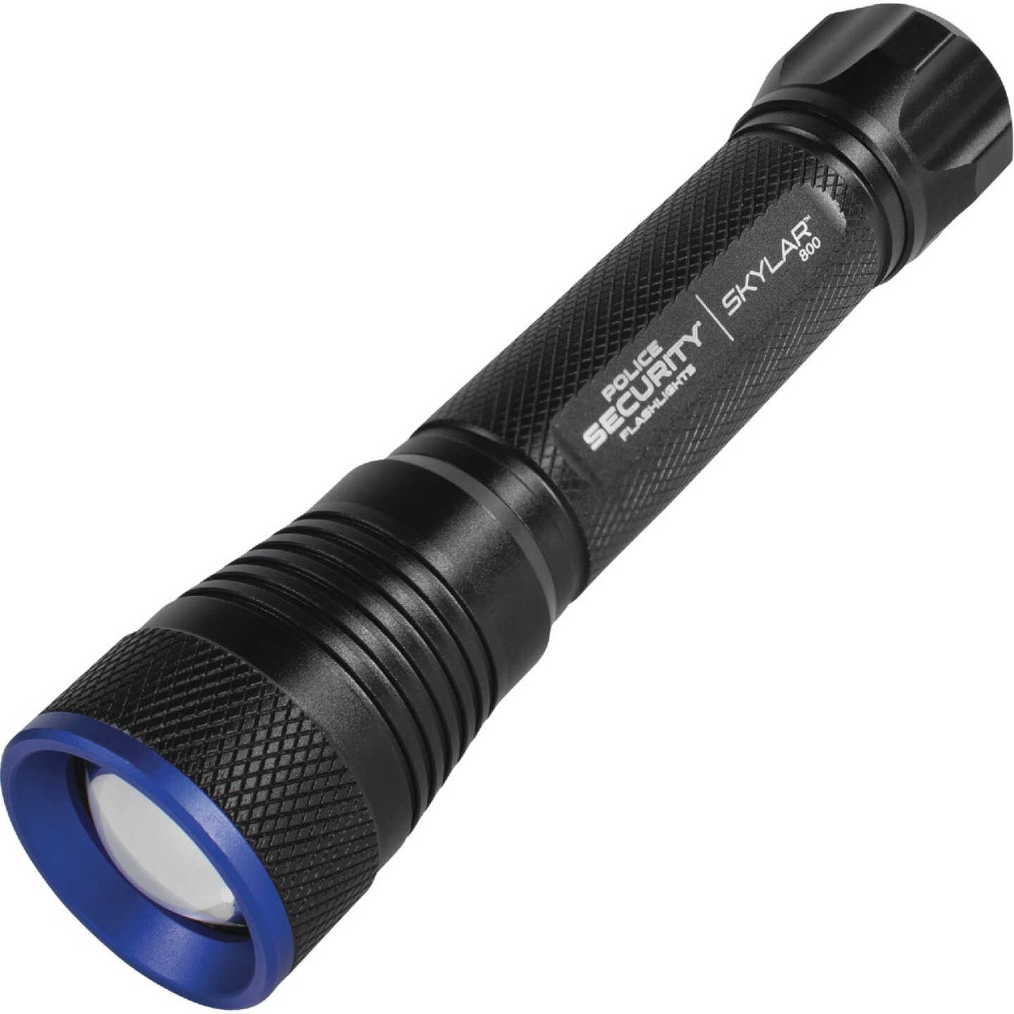 Police Security Skylar 6AAA 1000 Lm. Focusing Industrial LED Flashlight Image 1