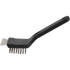 Mr. Bar-B-Q Small Plastic Handle CSA Grill Brush Image 1