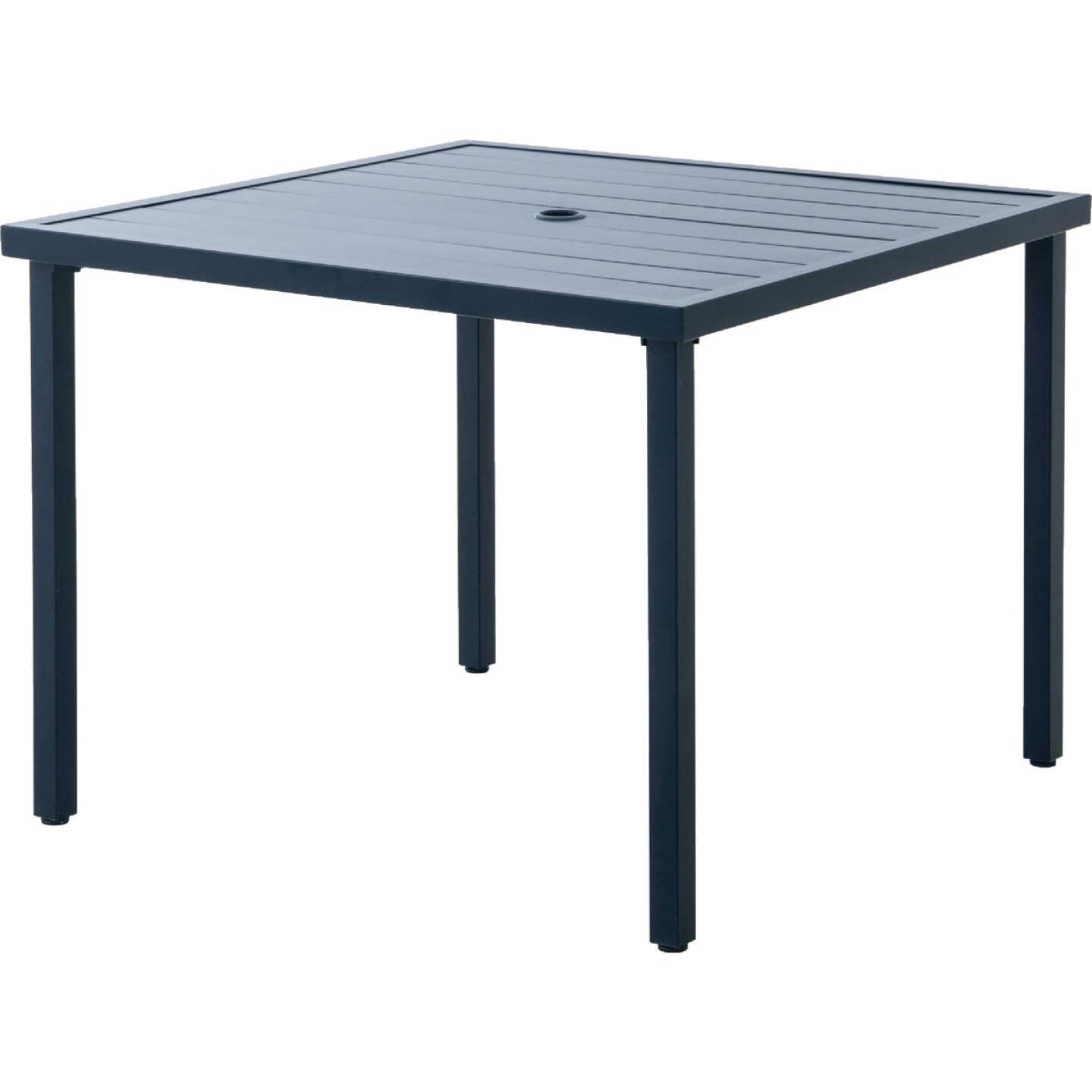 Sunjoy 38 In. Square Heavy-Duty Blue Steel Table Image 2