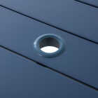 Sunjoy 38 In. Square Heavy-Duty Blue Steel Table Image 3