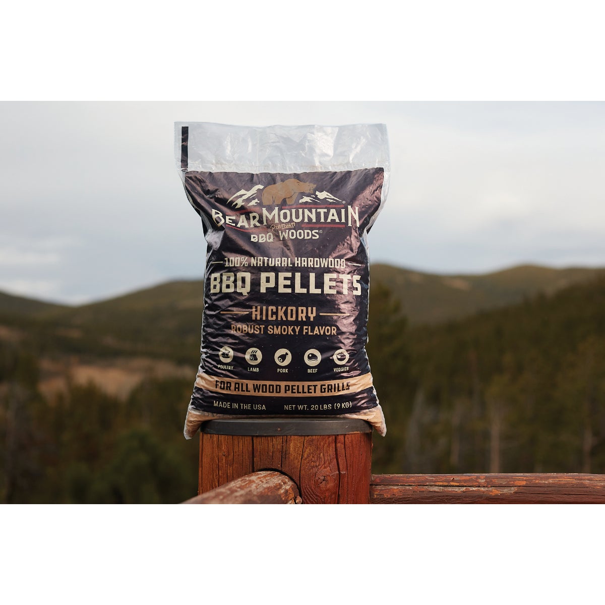 Bear Mountain BBQ Premium Woods 20 Lb. Hickory Wood Pellet Image 3