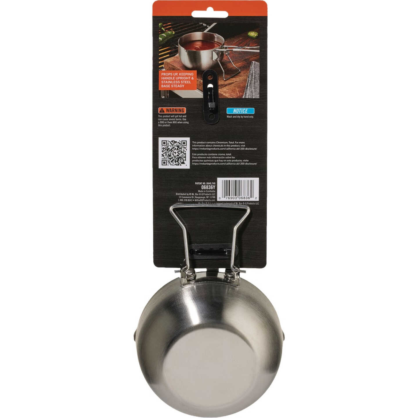 Mr. Bar-B-Q Kickstand Sauce Pot & Baster Image 2