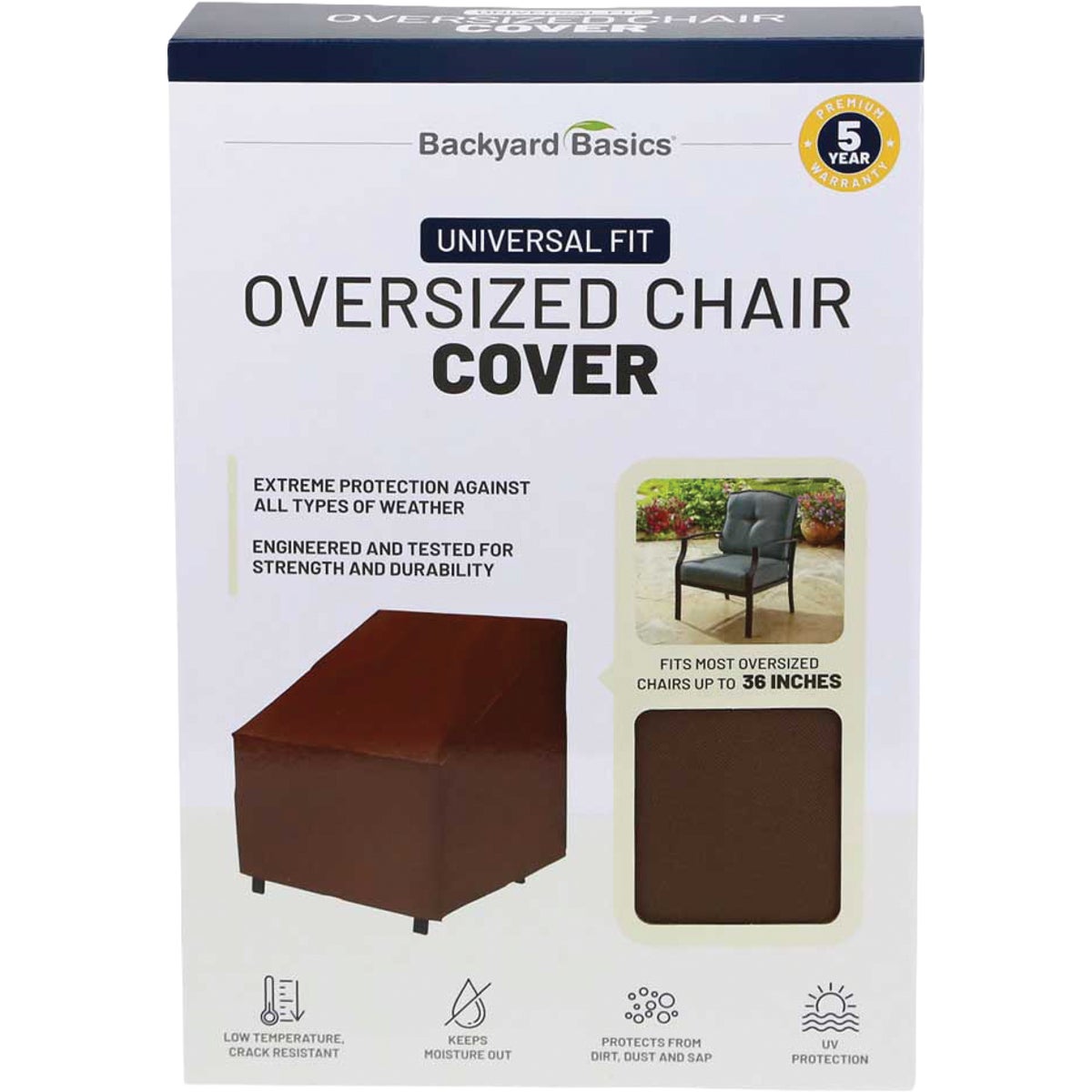 Backyard Basics Premium Oversized Chair Cover