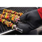 GrillPro 16 In. Black Heavy-Duty Silicone Palm Grill Mitt Image 2