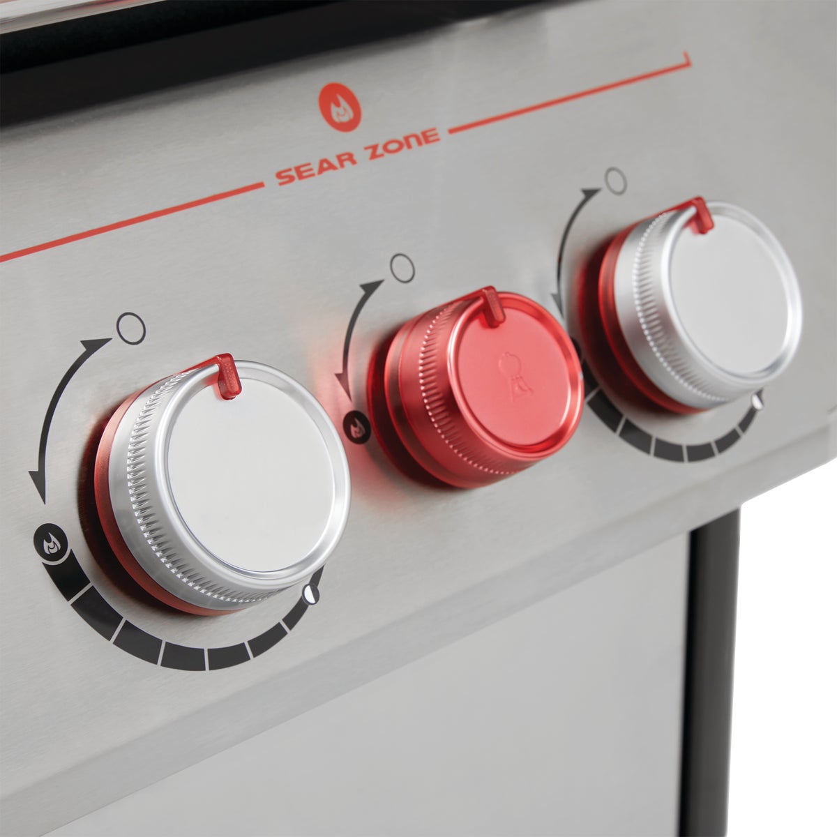 Weber Genesis S-335 3-Burner Natural Gas Grill, Stainless Steel Image 3