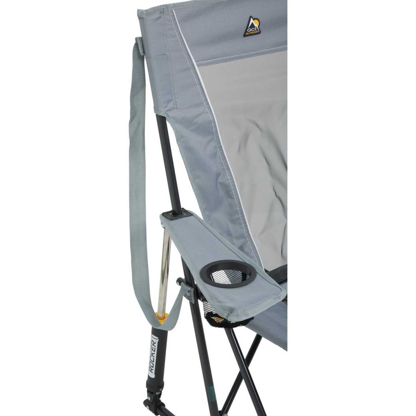 GCI Outdoor Comfort Pro Mercury Gray Folding Rocker Image 9