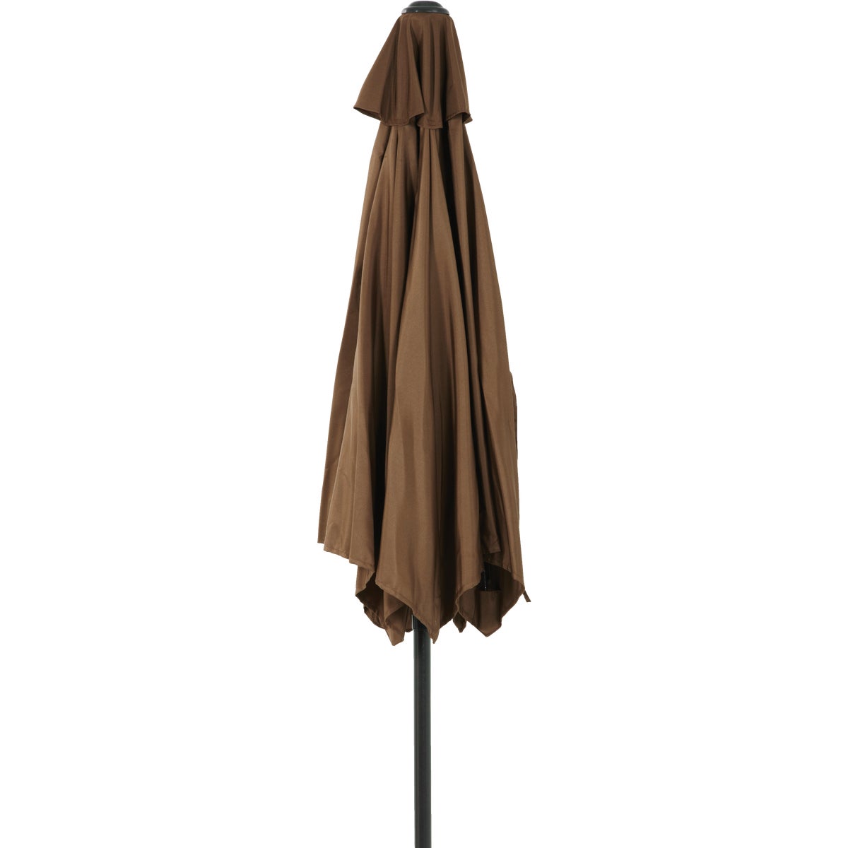 7.5 Ft. Aluminum Tilt/Crank Brown Patio Umbrella - PFAS Free Image 3