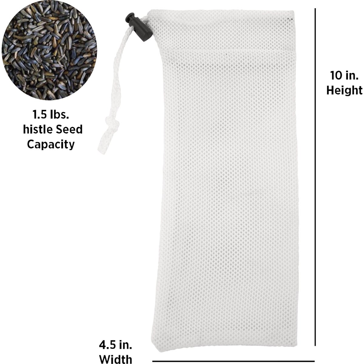 Panacea Heavy-Duty Nyjer Thistle Sock Bird Feeder