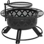 Common Good 24 In. Ranch Fire Pit With Side Tables & Grill Top Image 1