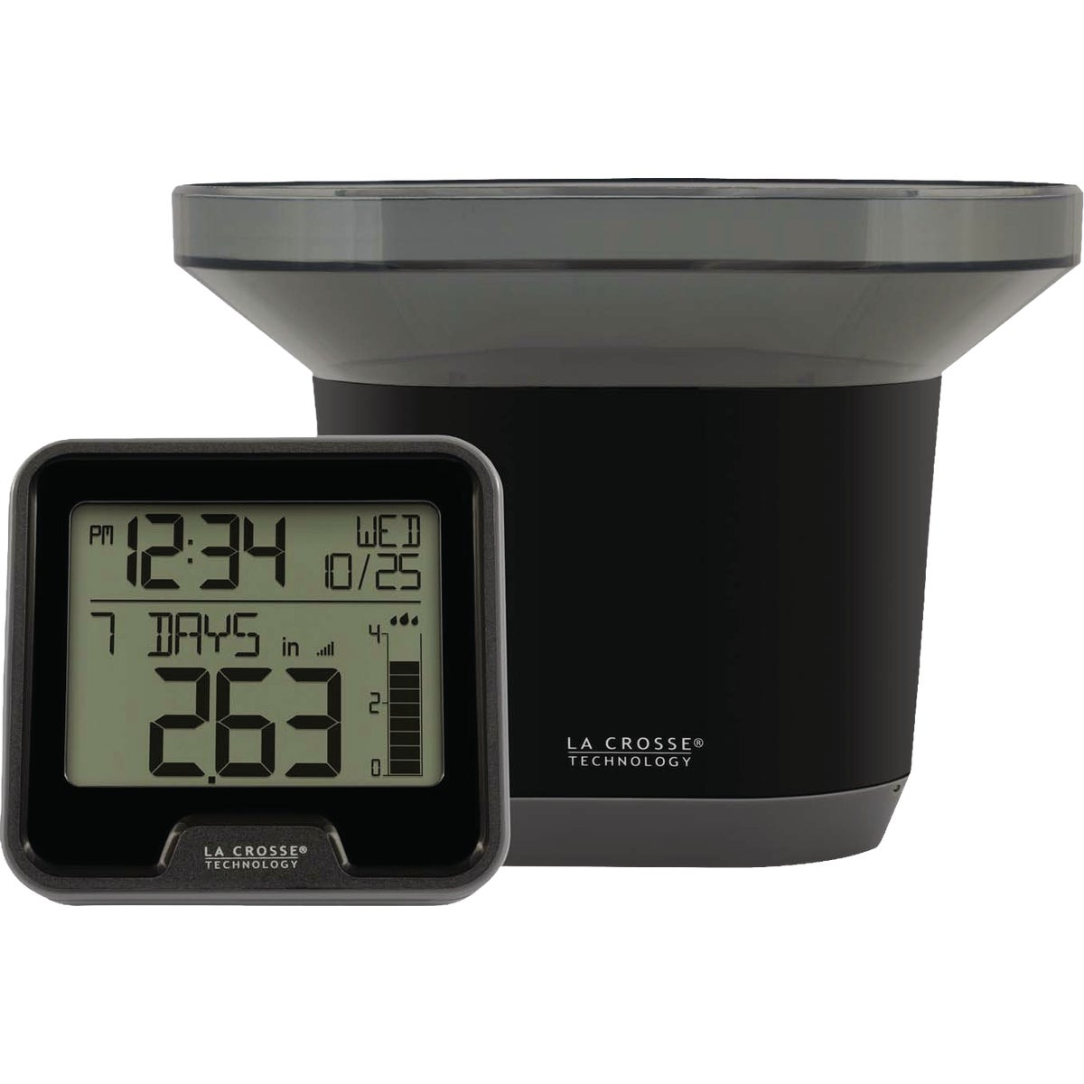 La Crosse Technology Digital Rain Gauge with Indoor Temperature