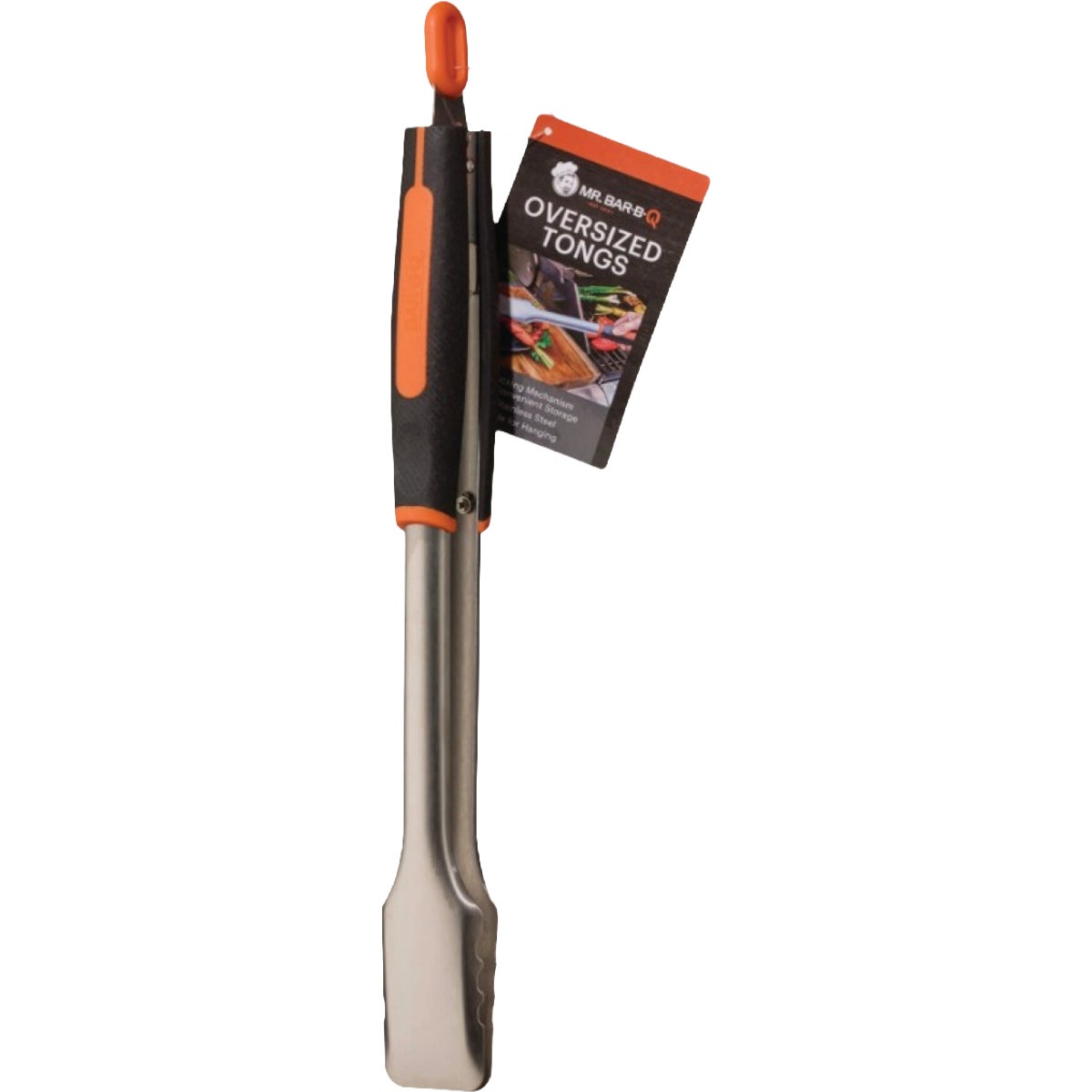 Mr. Bar-B-Q Premium Locking Stainless Steel Barbeque Tongs Image 3