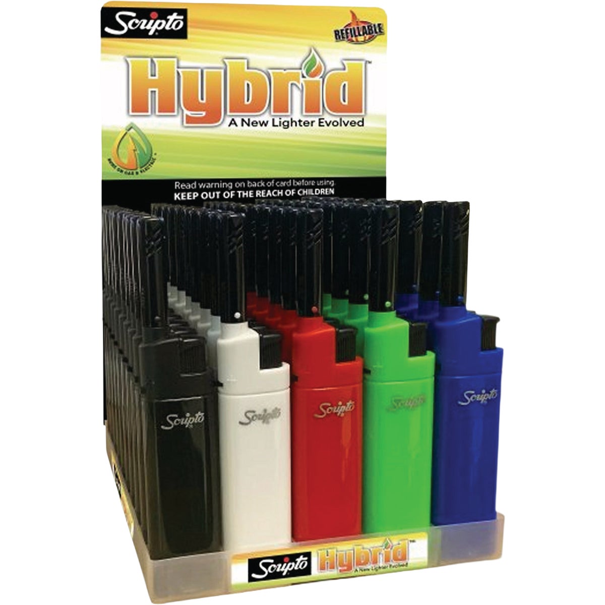 Scripto Hybrid Pocket Lighter Display Image 1